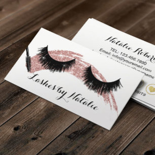 Lash Makeup Artist Ro Guld Stroke Loyalty Lojalitetskort