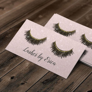Lash Makeup Artist  Rosa Glitter Loyalty Lojalitetskort