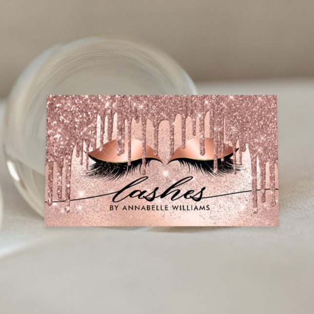 Lash Modern Ro Guld Visitkort (Skapare uppladdad)