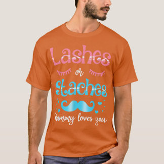 Lash or Stache Grammy Kärlek Du Gender visa T Shirt
