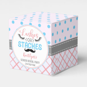 "Lash or Stache" Modern Gender i Party Presentaskar