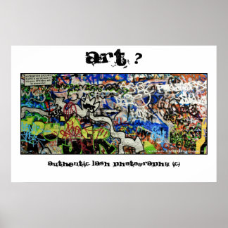 LASH - poster utskrift (graffiti (art?)