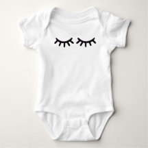 Lash Print Baby Bodykostym