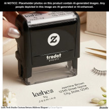 Lash Tech Studio Anpassad Returadress Elegant