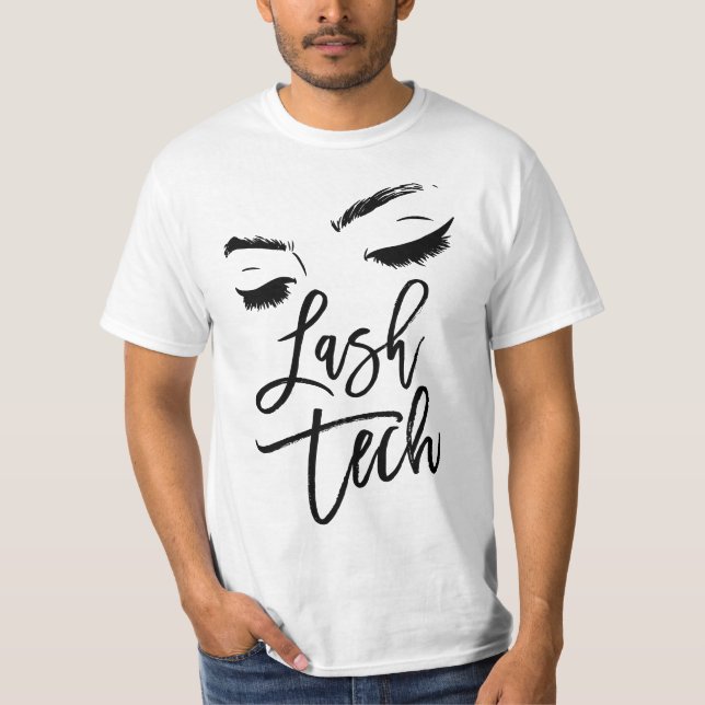 Lash Technician Gift - Cosmetologist Lash Tech wom T Shirt (Framsida)