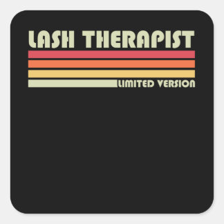Lash Therapist Begränsad version Lash Arti Fyrkantigt Klistermärke