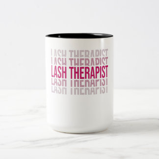 Lash Therapist Lash Artist Lash Tech Las Två-Tonad Mugg