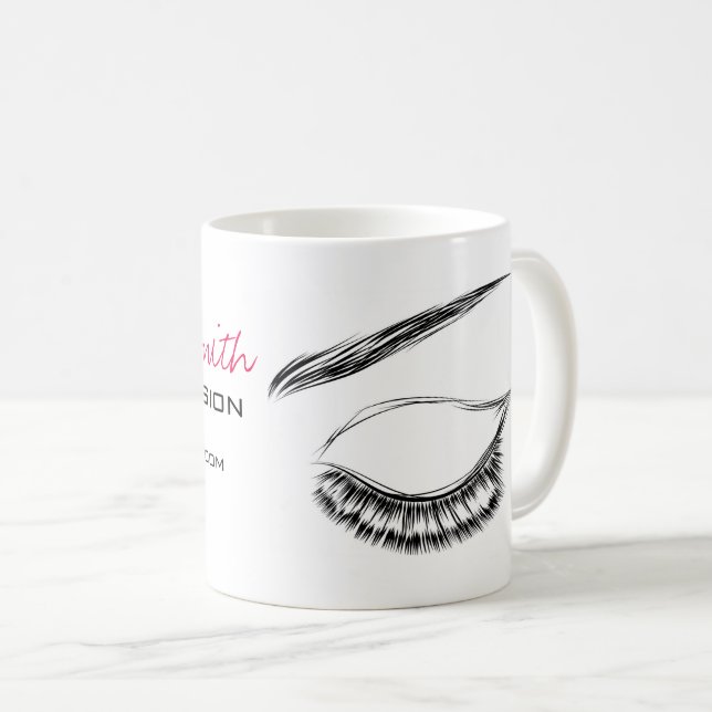 Lash-tillägg för Öga Sketch Mascara Lash Kaffemugg (Framsida höger)