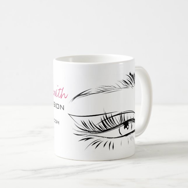 Lash-tillägg för Öga Sketch Mascara Lash Kaffemugg (Framsida höger)