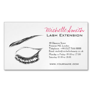 Lash-tillägg för Öga Sketch Mascara Lash Magnetiska Visitkort