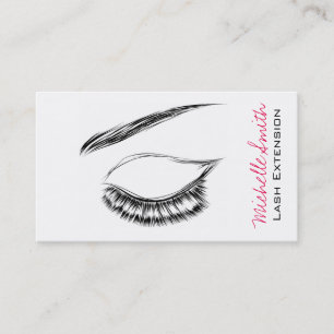 Lash-tillägg för Öga Sketch Mascara Lash Visitkort