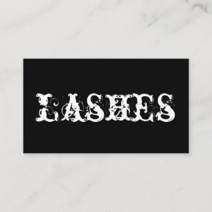 Lash-tillägg, Salon-Affärskort Visitkort