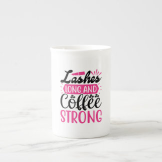 Lashes Long Coffee Strong Benporslin Mugg