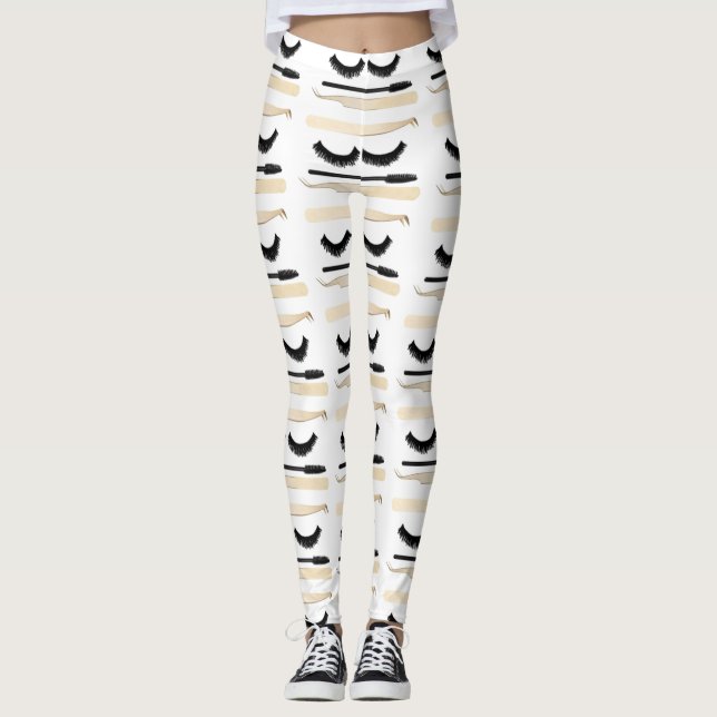 LASHLIFE-damasker Leggings (Framsida)