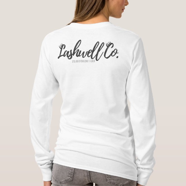 Lashwell Co. Brand Långärmad T Shirt (Baksida)