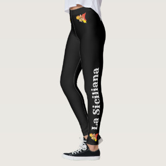 LaSiciliana damasker Leggings