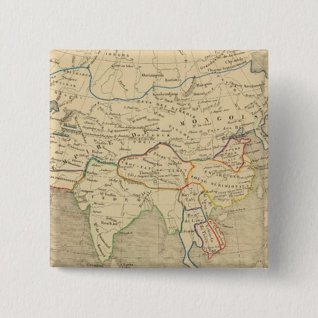 L'Asie, 1220 ap JC Knapp (Framsida)