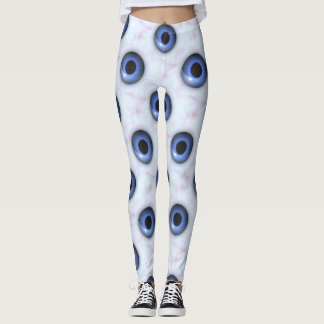 läsk blå öga leggings (Framsida)