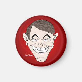 läskig affärsman med pengaröron magnet
