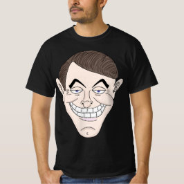 läskig affärsman med pengaröron t shirt