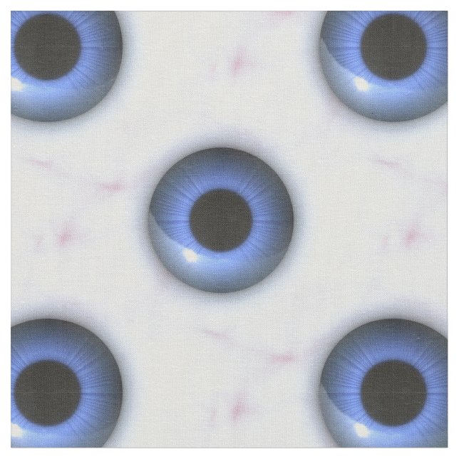 läskig blå ögon tyg (Närbild)