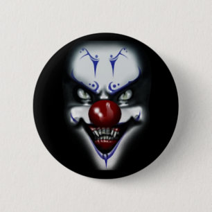 Läskig clown knapp
