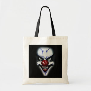 Läskig clown tygkasse