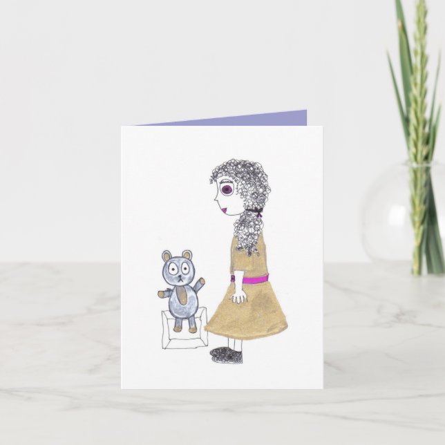 läskig docka kort (Framsida)