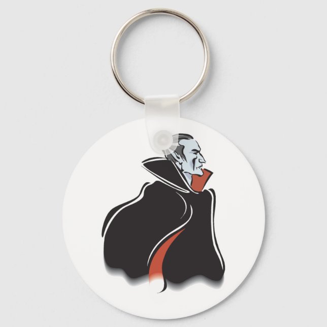 läskig dracula vampyr nyckelring (Framsida)