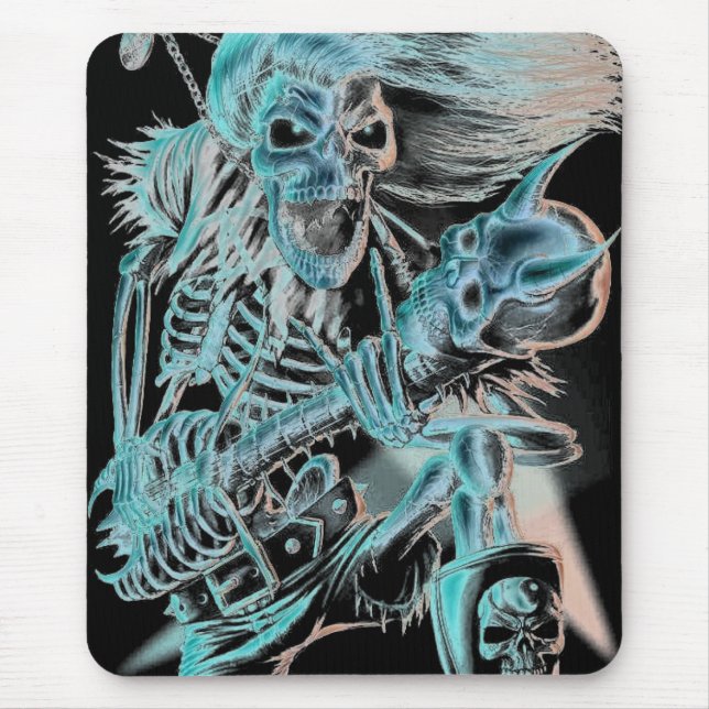 Läskig gitarrMadman Mousepad Musmatta (Framsidan)