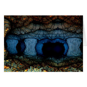 läskig grotta hälsningskort