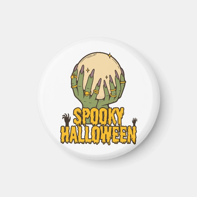 läskig halloween magnet (Framsidan)