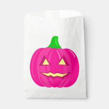 läskig halloween-pumpens rosa