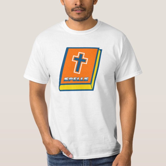 Läskig Jesus bokskjorta Tee Shirt (Framsida)