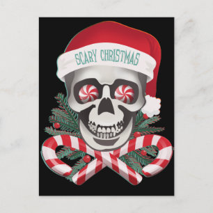 Läskig jul helg vykort