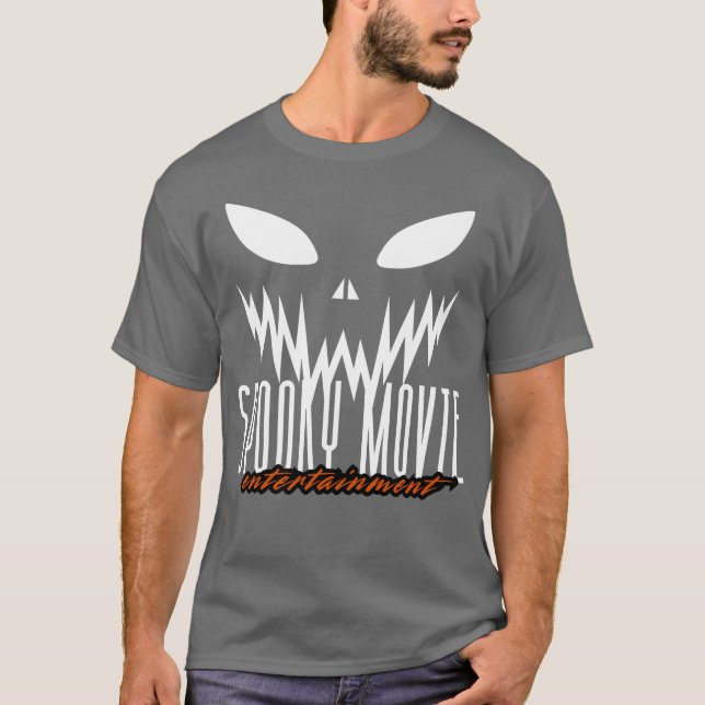 läskig skrämmande underhållnings pojke t shirt (Framsida)