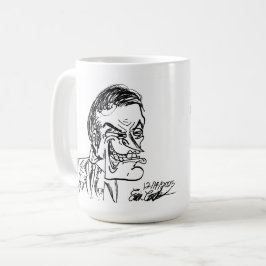 läskig skurk serie konst kaffemugg