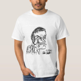 läskig skurk tecknad film t shirt