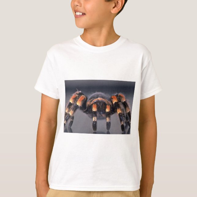 Läskig tarantelspindel t-shirt (Framsida)