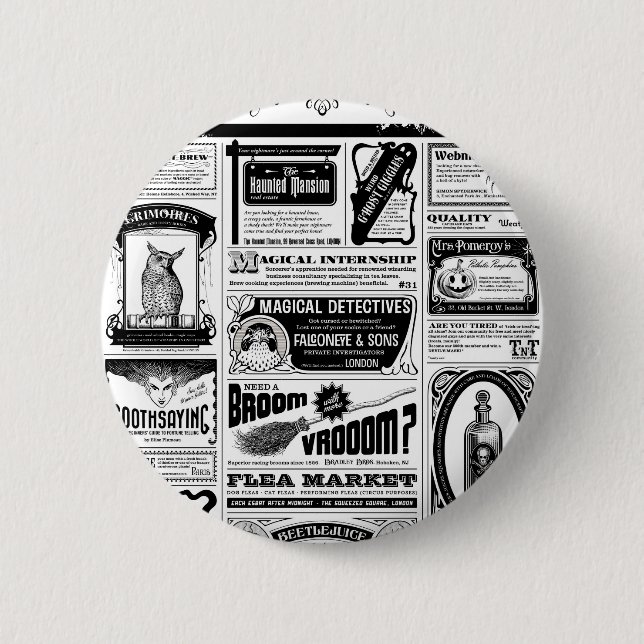 läskig tidning knapp (Framsida)