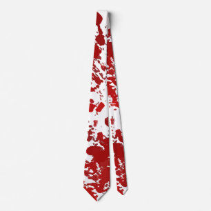Läskig tie för Halloween blodsplatter Slips