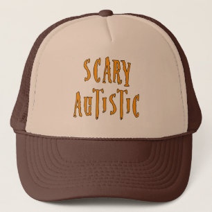 Läskiga Autistic hattar Truckerkeps