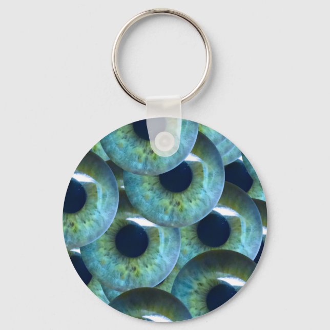 läskiga ögonbollar nyckelring (Framsida)