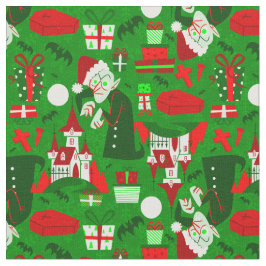 läskigt christmas nosferatu tomvampyrrött tyg