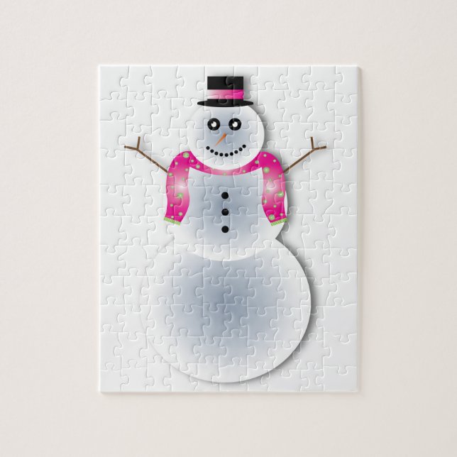 läskigt christmas snögubbe pussel (Vertikal)