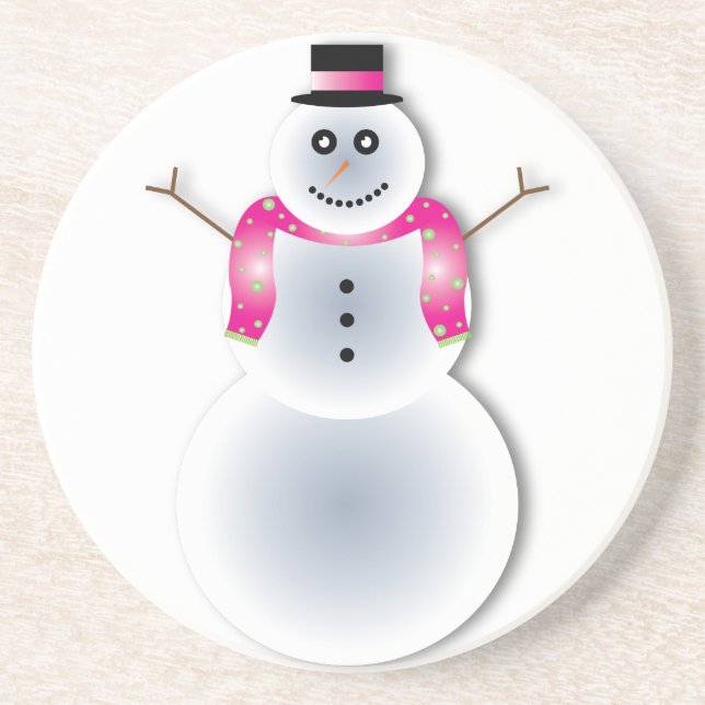 läskigt christmas snögubbe underlägg (Framsidan)