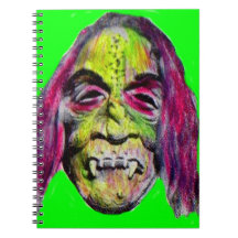 läskigt fiendistiskt skräckmonster porträtt