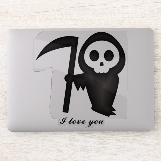 läskigt klistermärken (Dator)