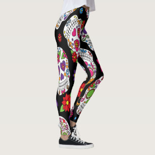 Läskigt och bloodcurdling skrämma för sockerska leggings