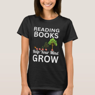 Läslärare Bokar hjälper dig att växa Bok Re T Shirt
